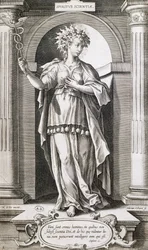 Alegoría de las ciencias, de Adriaen Collaert (hacia 1560-1618).