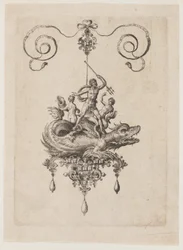 Diseños de colgantes con monstruos marinos