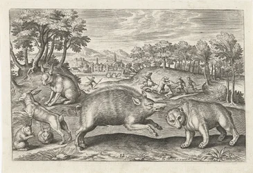 juego de caza Animales de cuatro patas (título de la serie) Animalivm Qvaddrvpedvm (título de la serie)