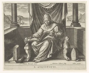 Padre de la Iglesia Agustín Los cuatro padres de la iglesia (título de la serie)