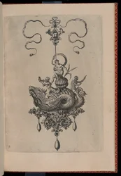 Placa 8, de Bullarum Inaurium, Pendientes, Aretes, etc. Diseños de la naturaleza más hábil, Parte Dos