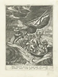 Tormenta en el Mar de Galilea Vida de Cristo (título de la serie) Vita I. Christi (título de la serie)