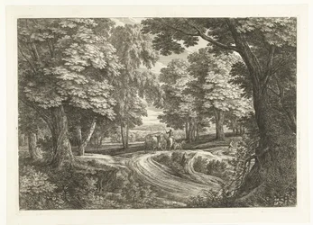 paisaje con carruaje