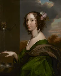 Retrato de Lucy Hay (de soltera Percy) Condesa de Carlisle, c.1660-65