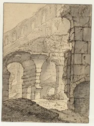 Vista en el Coliseo, Roma