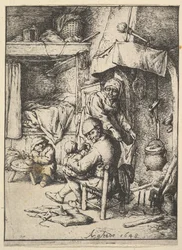 Padre alimentando a su hijo, 1610-85