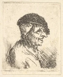 Cabeza de campesino, siglo XVII