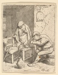 El fumador y el bebedor, 1682