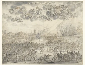 Salida de Carlos II de Scheveningen
El rey Carlos II embarcando en Scheveningen, 2 de junio de 1660