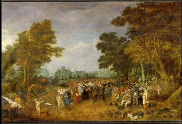 Fiesta con motivo del armisticio de 1609 ...