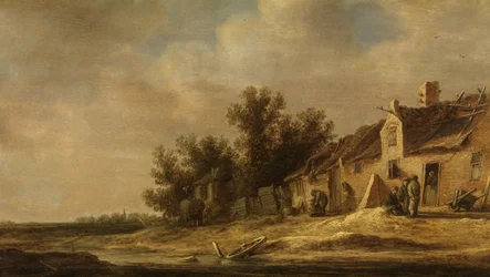 Paisaje (óleo sobre tabla)