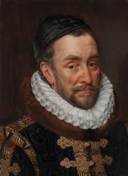 Retrato de Guillermo I, Príncipe de Orange
Guillermo I (1533-84), Príncipe de Orange, llamado Guillermo el Silencioso