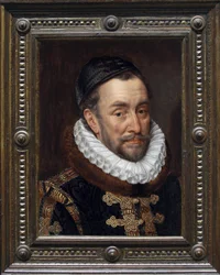 Guillermo el Taciturno (Guillermo I, príncipe de Orange) - Retrato de Guillermo I de Orange-Nassau, príncipe de Orange (Guillermo de Orange, 1533-1584). Guillermo de Nassau, príncipe de Orange, conocido como Guillermo el Taciturno, fundador de la casa de
