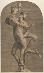 Mercurio raptando a Psique, ca. 1620