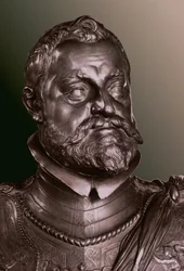 Rodolfo II Emperador del Sacro Imperio Romano (1552-1612) (detalle) de busto de medio cuerpo