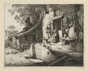 La hilandera