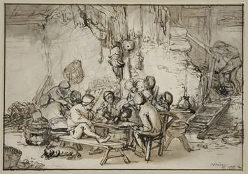 Interior de una taberna
