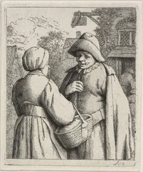 Hombre y Mujer Conversando