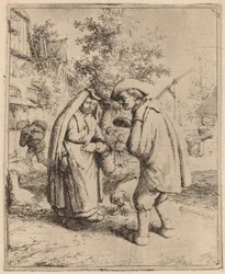 Hombre y Mujer Hablando