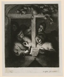 Cantante en la ventana