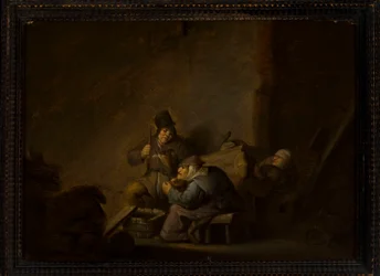 Escena de género en un interior