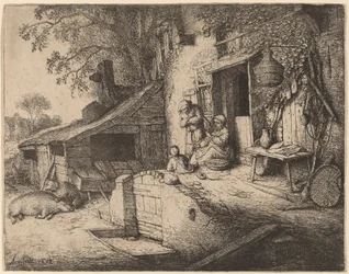 La hilandera