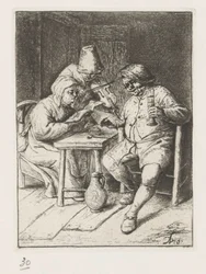 Violinista y cantante hombre y mujer