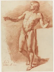 Desnudo masculino de pie
Desnudo masculino de pie