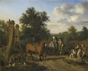 La partida de caza, 1669