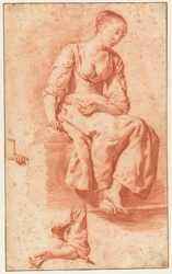 Niña sentada