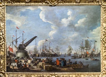 Vista de un puerto