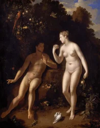 Francés: Adam et Ève près de l