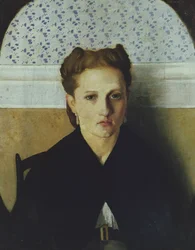 Retrato de la esposa del artista (óleo sobre lienzo)
