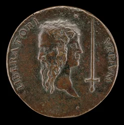 Cabeza janiforme [reverso], 1495-1496