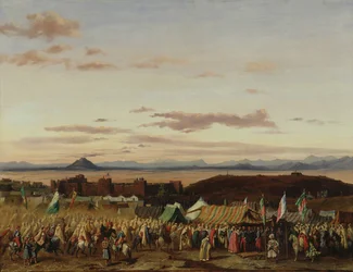 La toma de Setif durante la conquista de Argelia, 21 de octubre de 1839