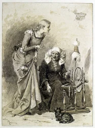 La Bella Durmiente - en “Los Cuentos de Hadas” de Charles Perrault, ilustraciones de Adrien Marie