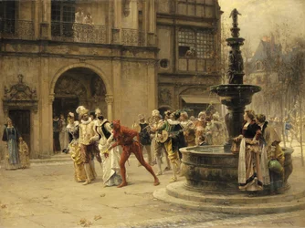 La procesión del carnaval