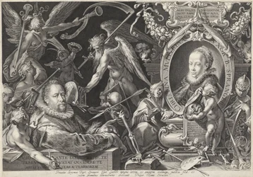 Retrato alegórico de Bartholomeus Spranger y su esposa Christina Muller