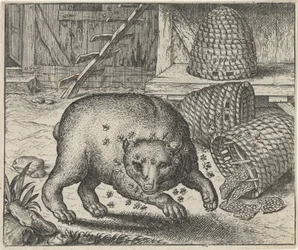 Fábula del oso y las abejas