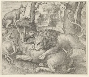 Fábula del león y el zorro