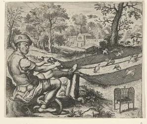 Fábula del pajarero y la serpiente