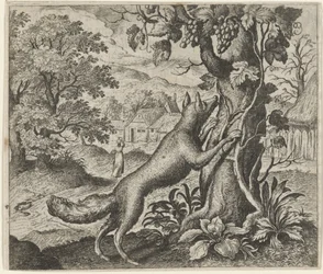 Fábula de la zorra y las uvas