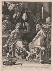 Hércules y Onfalia