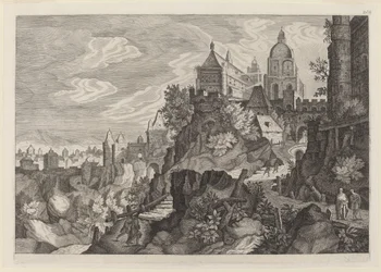 Paisaje rocoso en Bohemia