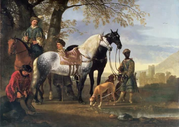 Cazadores detenidos, c.1650