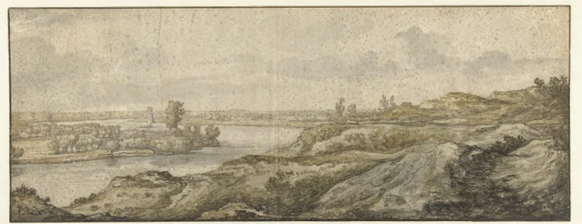 Paisaje con un río