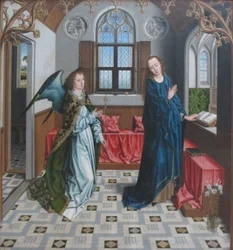 Alemán: Verkündigung an Maria Annunciation of Virgin Mary.