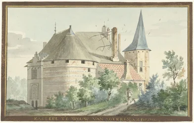 El castillo de Wouw
KASTEEL TE WOUW VAN AGTEREN (título del objeto)