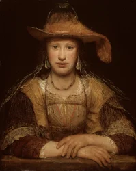 Retrato de una joven, c.1690 (óleo sobre lienzo)