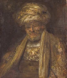 Retrato de un hombre oriental
